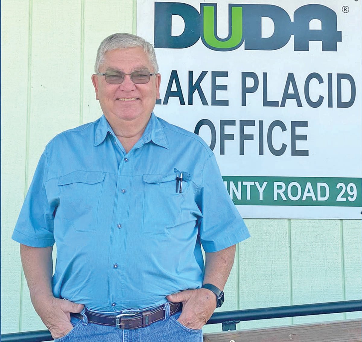 Shaun O’Brien, farm manager at Duda Sod’s Lake Placid farm, will retire after 42 years of working for the company.